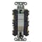 Hubbell Wiring Device-Kellems TradeSelect, Switches and Lighting Controls, Decorator Switch, Residential Grade, Rocker Switch, General Purpose AC, 4 Way, 15A 120/277V AC, Push Back and Side Wired, Ivory RSD415I - alternate 5